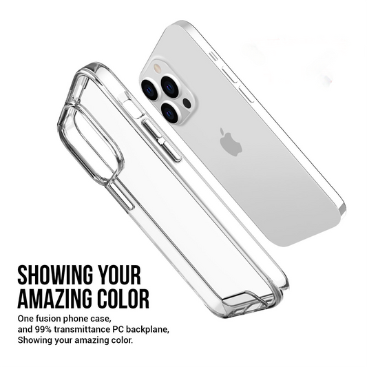 #27 Space PC+TPU Transparente Con Cajita Para iPhone/ Samsung/ RedMi/ Infinix