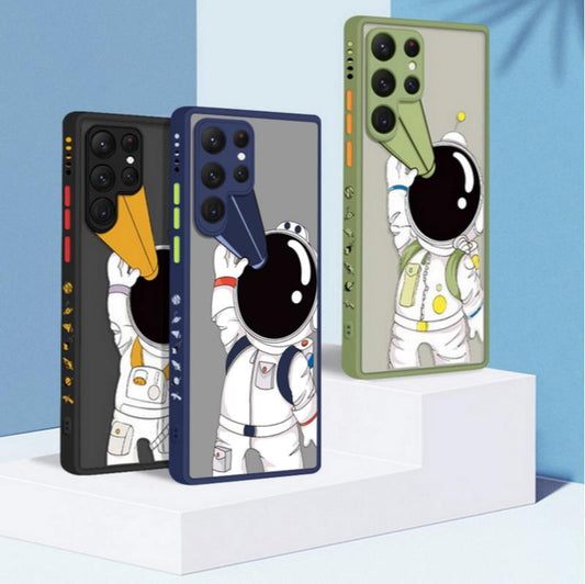 #07 Funda Para Samsung Galaxy Con Dibujo Astronauta