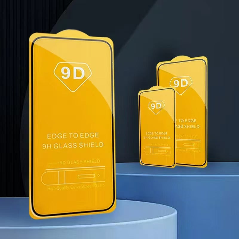 Vidrio templado 9D para Samsung / Tecno / Infinix / RedMi / ZTE / Realme / Honor