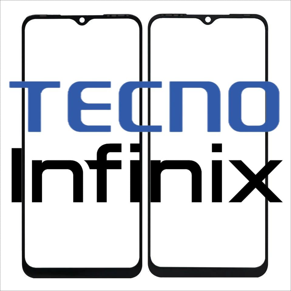 Glass Mica+Oca para Tecno Spark/Camon/ Infinix